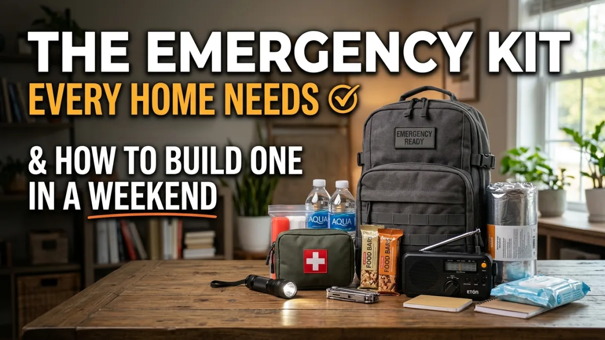 The emergency kit every home needs — and how to build one in a weekend