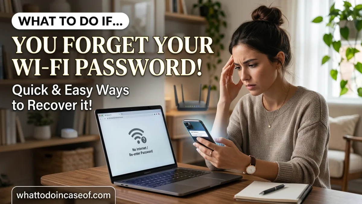 What to Do If You Forget Your Wi-Fi Password