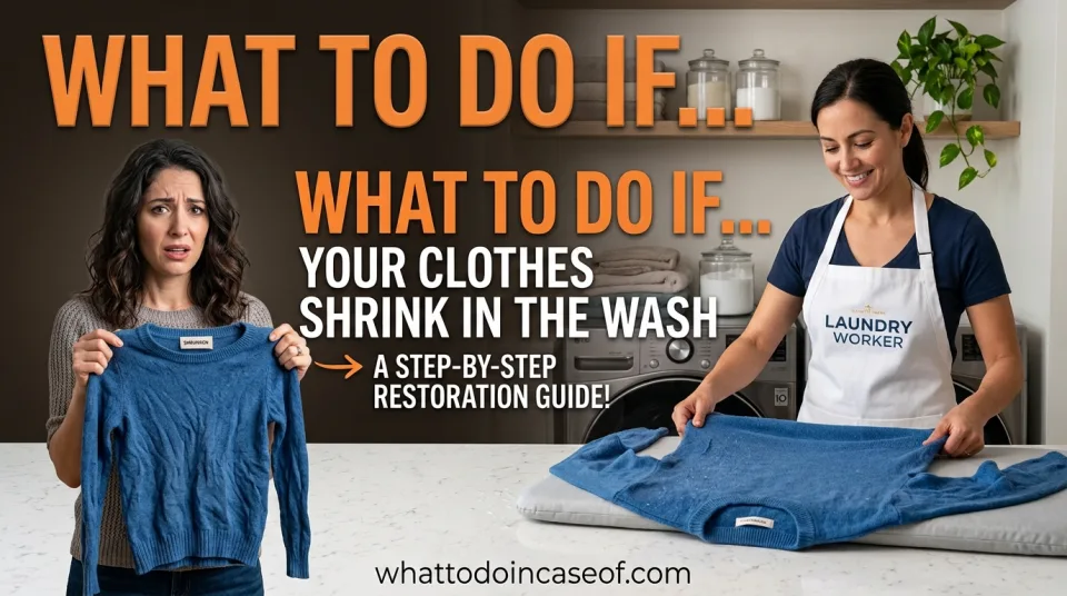 What to Do If Your Clothes Shrink in the Wash