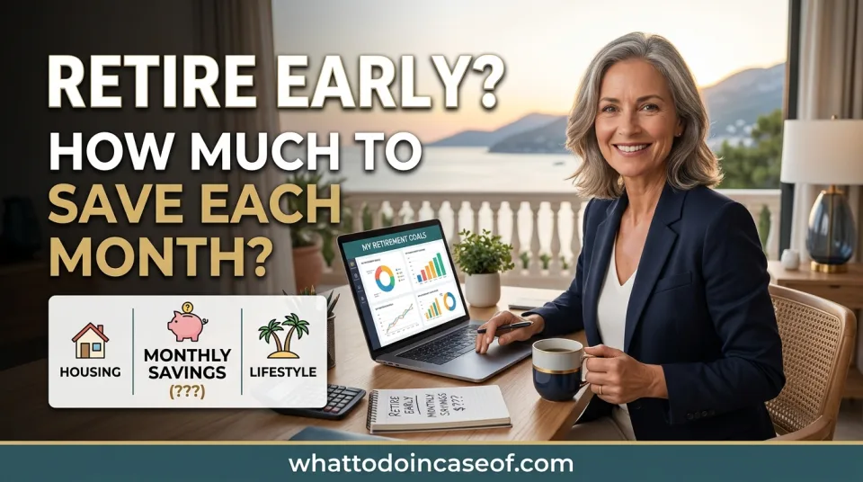 What to Do If You Want to Retire Early but Don't Know How Much to Save Each Month