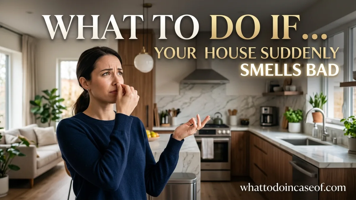 What to Do If Your House Suddenly Smells Bad