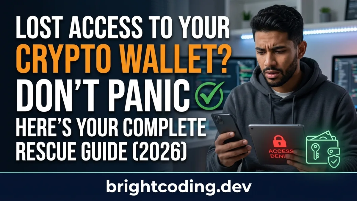 Lost Access to Your Crypto Wallet? Don't Panic Here's Your Complete Rescue Guide (2026)