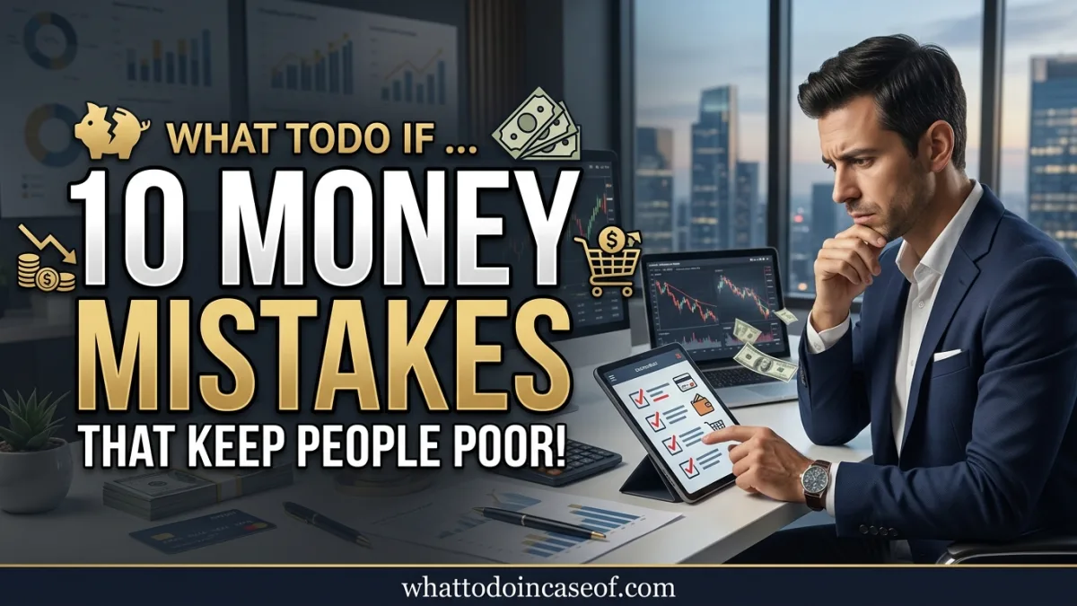 10 Money Mistakes That Keep People Poor