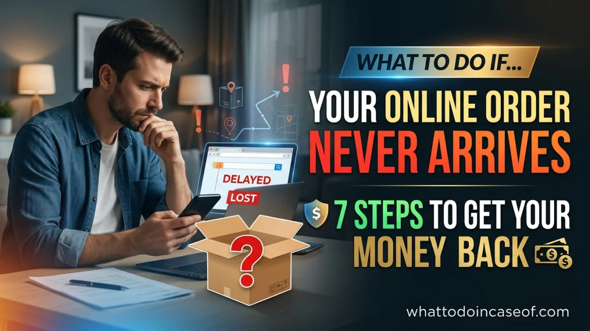 What to Do If Your Online Order Never Arrives - 7 Steps to Get Your Money Back