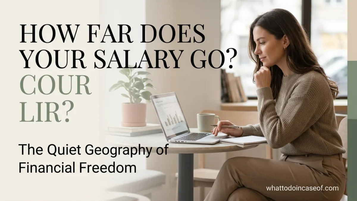 How Far Does Your Salary Go? The Quiet Geography of Financial Freedom