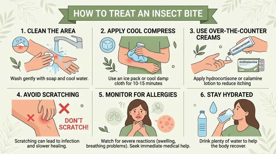 How to treat an insect bite
