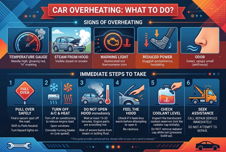 Car overheating: what to do?
