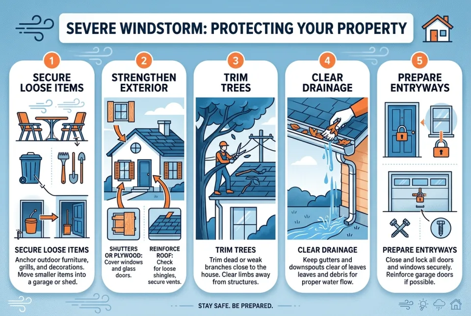 Severe windstorm: protecting your property
