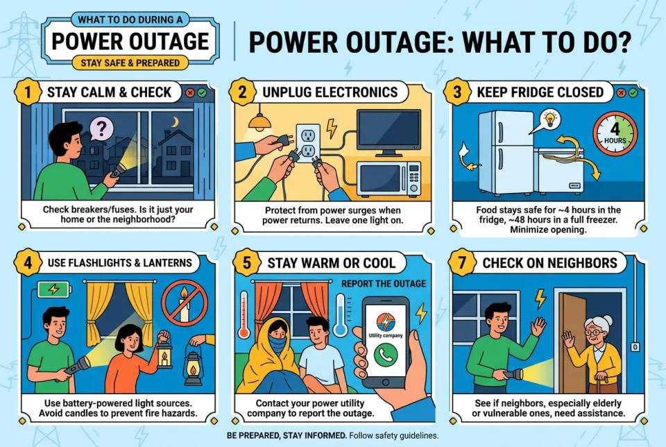 Power outage: what to do?