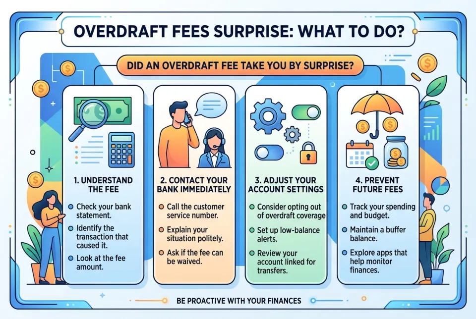 Overdraft fees surprise: what to do?
