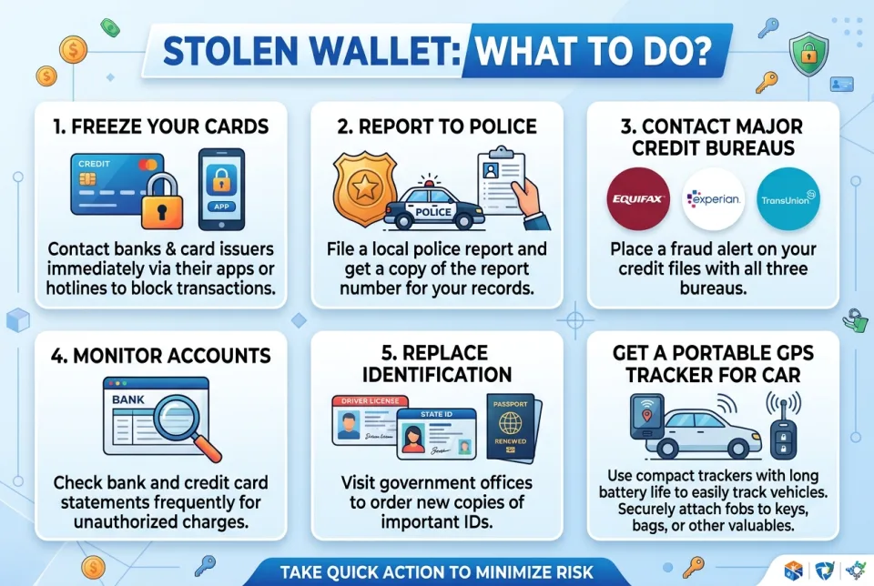 Stolen wallet: what to do?