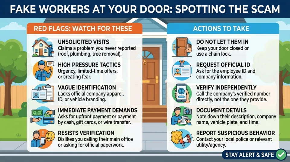 Fake workers knocking at your door: spotting the scam
