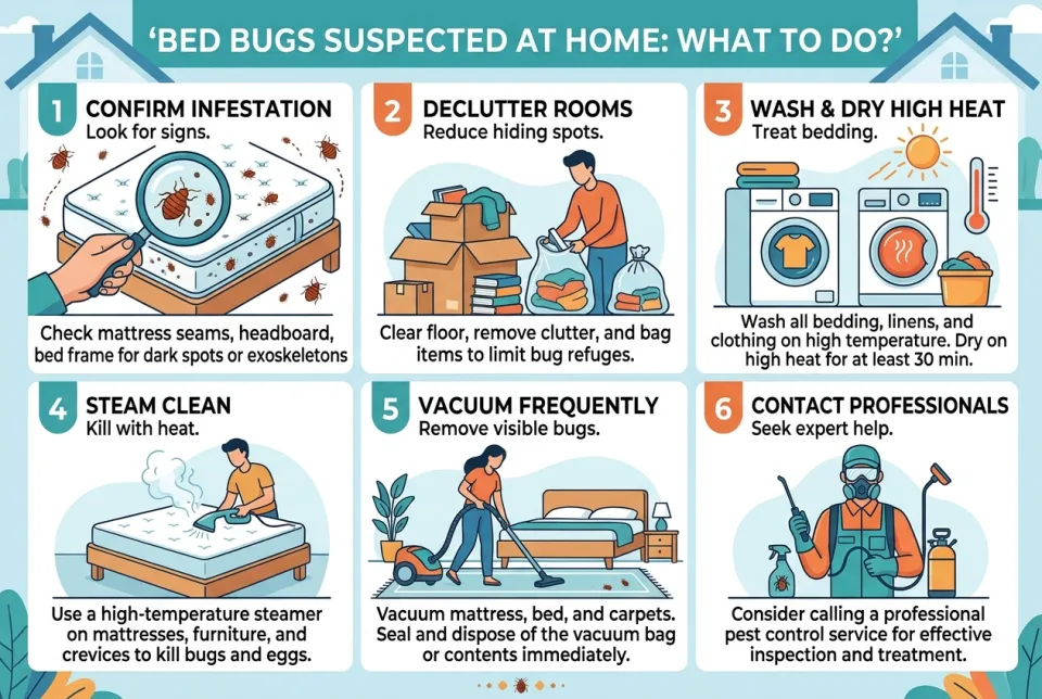 Bed bugs suspected at home: what to do?