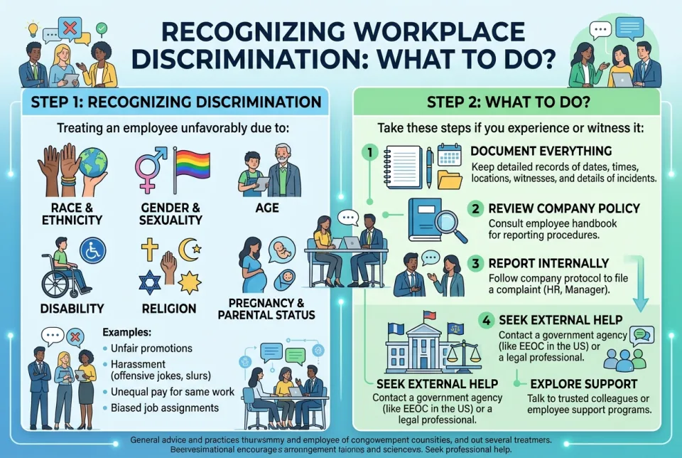 Recognizing workplace discrimination: what to do?