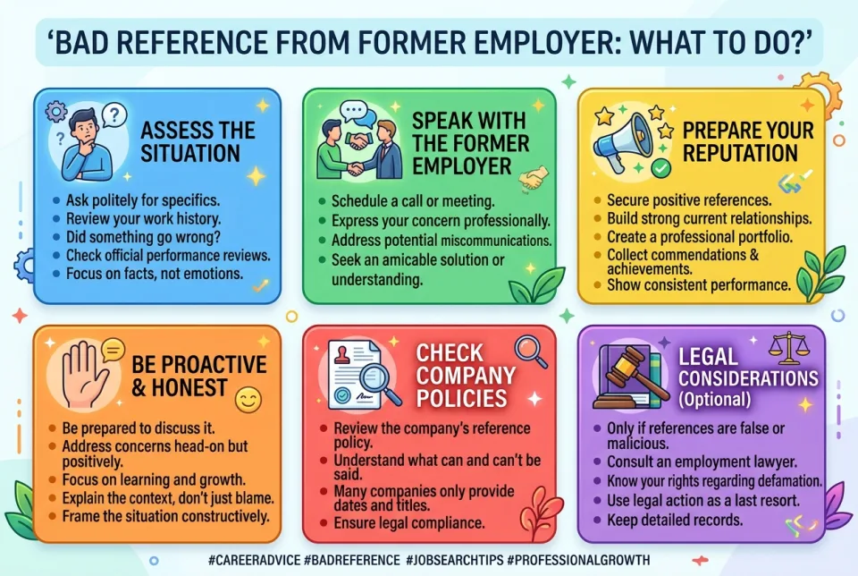 Bad reference from former employer: what to do?