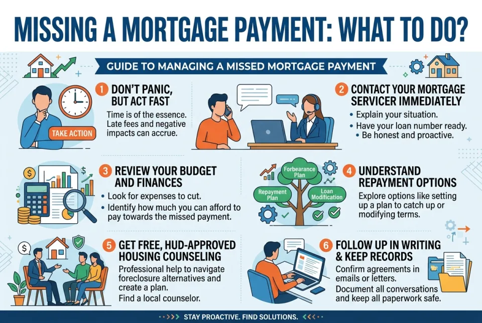 Missing a mortgage payment: what to do?