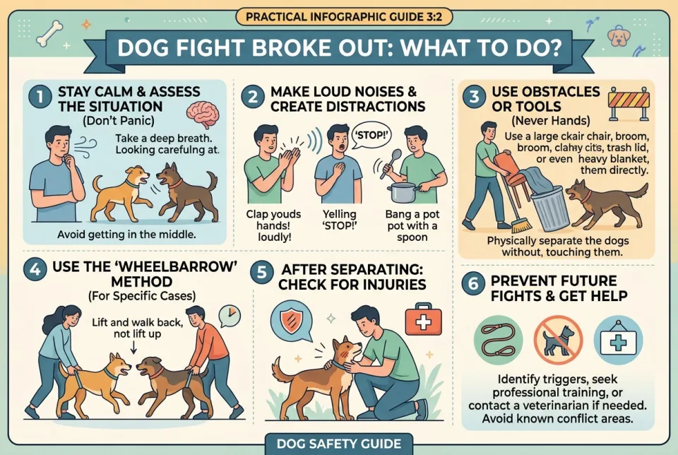 Dog fight broke out: what to do?