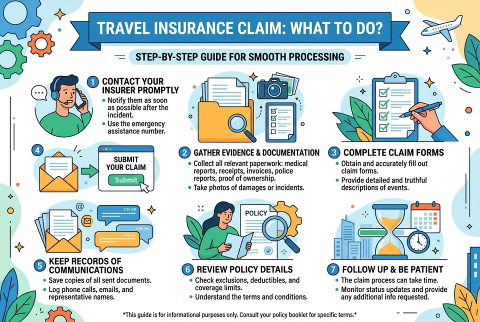 Travel insurance claim: what to do?