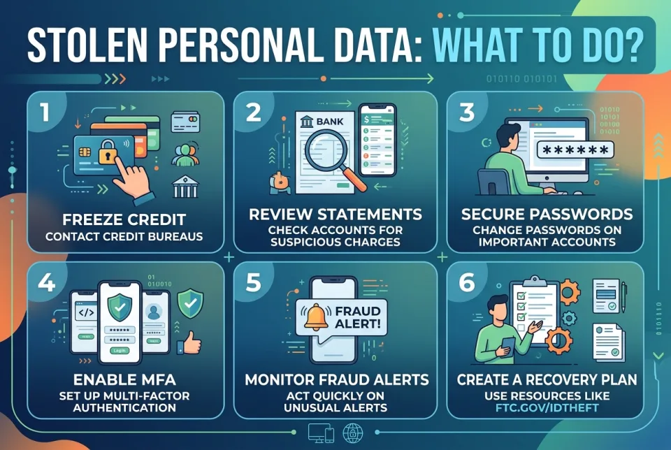 Stolen personal data: what to do?