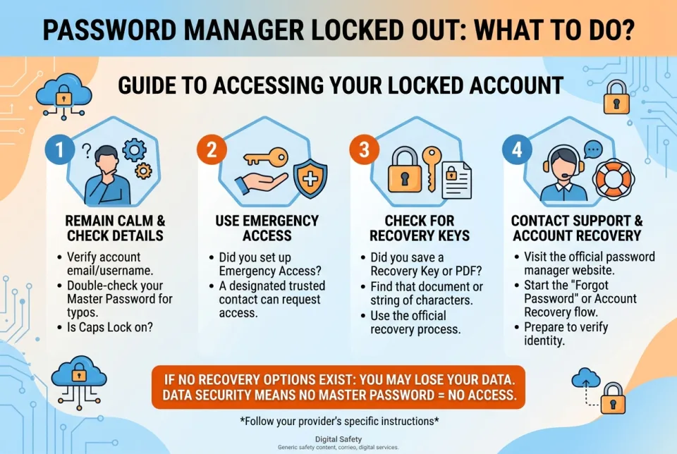 Password manager locked out: what to do?