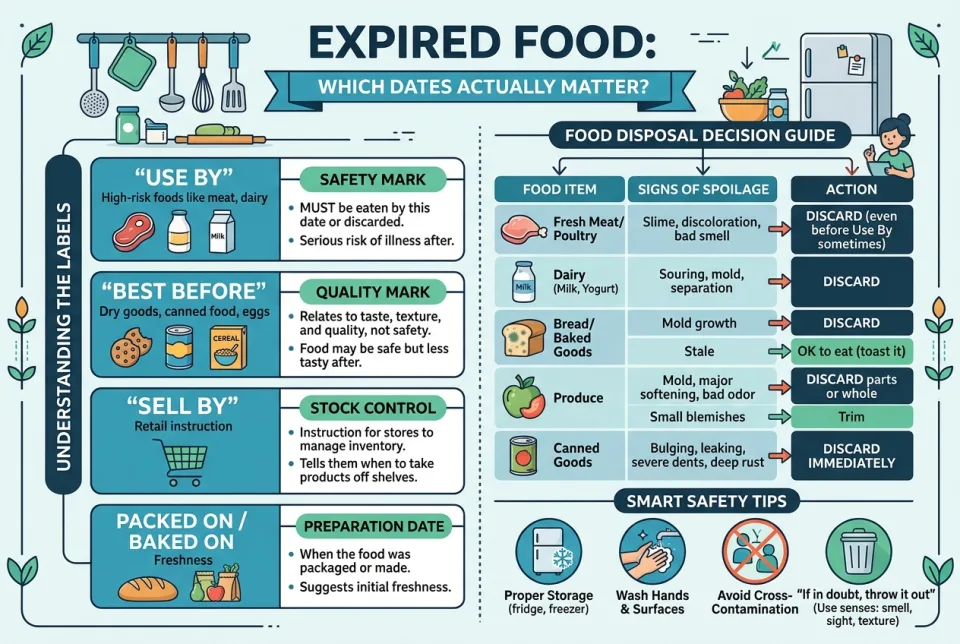 Expired food: which dates actually matter?